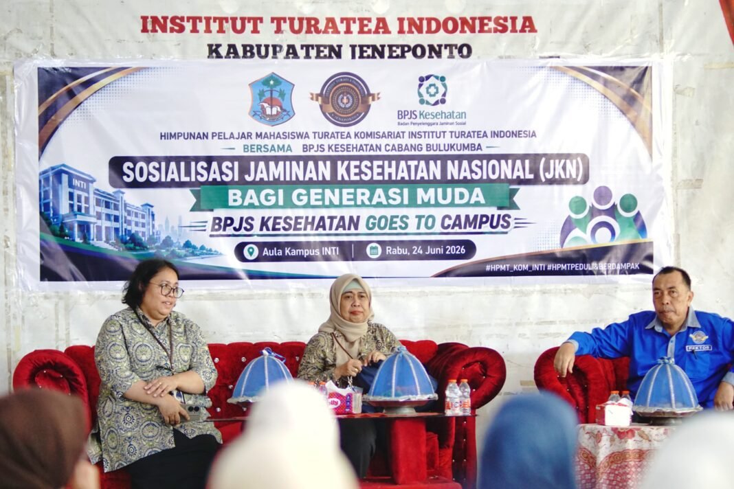 BPJS Kesehatan Goes To Campus INTI Turatea Jeneponto, Tingkatkan Pemahaman JKN bagi Generasi Muda BPJS Kesehatan Goes To Campus INTI Turatea Jeneponto, Tingkatkan Pemahaman JKN bagi Generasi Muda