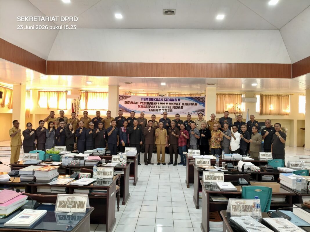 Raih Opini WTP, DPRD Apresiasi Pemkab Rote Ndao di Pembukaan Sidang II Raih Opini WTP, DPRD Apresiasi Pemkab Rote Ndao di Pembukaan Sidang II