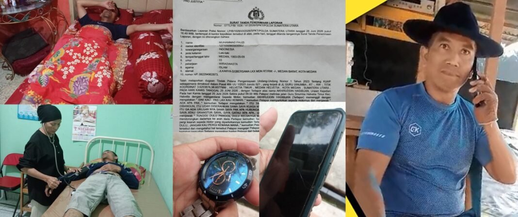 Wartawan Dipiting dan Dada Dipukul, Pecatan AKBP Polisi Achirudin Hasibuan Dilaporkan ke Polda Sumut Wartawan Dipiting dan Dada Dipukul, Pecatan AKBP Polisi Achirudin Hasibuan Dilaporkan ke Polda Sumut