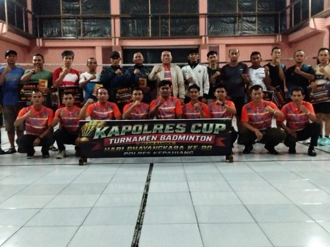 *Kapolres Kepahiang Tutup Kapolres Cup Badminton HUT Bhayangkara ke-80, di gedung SPP *Kapolres Kepahiang Tutup Kapolres Cup Badminton HUT Bhayangkara ke-80, di gedung SPP