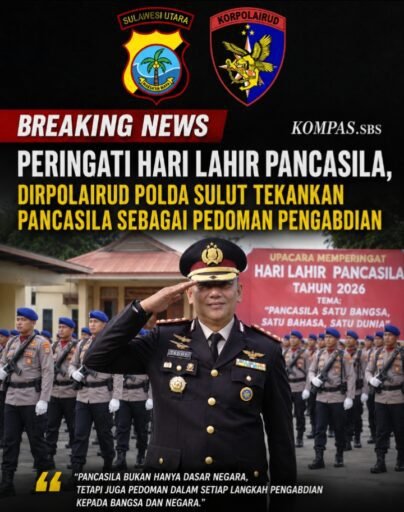 Peringati Hari Lahir Pancasila, Dirpolairud Polda Sulut Tekankan Pancasila sebagai Pedoman Pengabdian Peringati Hari Lahir Pancasila, Dirpolairud Polda Sulut Tekankan Pancasila sebagai Pedoman Pengabdian