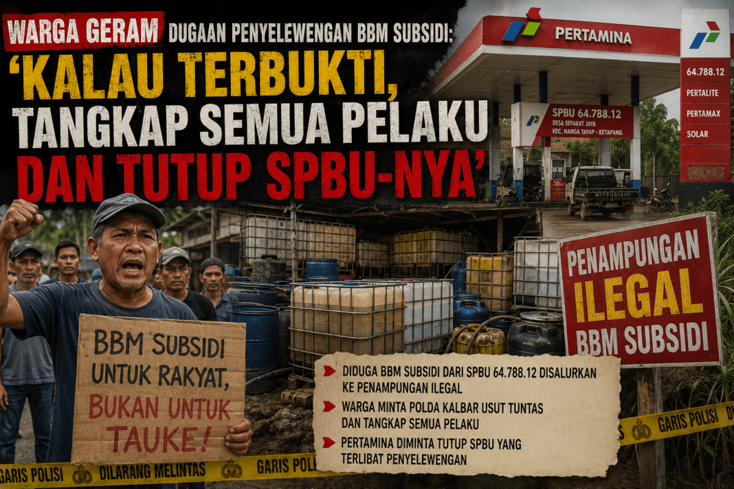 Warga Geram Dugaan Penyelewengan BBM Subsidi: ‘Kalau Terbukti, Tangkap Semua Pelaku dan Tutup SPBU-nya Warga Geram Dugaan Penyelewengan BBM Subsidi: ‘Kalau Terbukti, Tangkap Semua Pelaku dan Tutup SPBU-nya