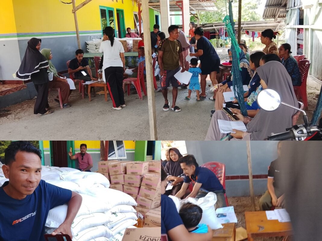 Bantuan Pangan Kemensos Disalurkan kepada Warga Desa Batutua Bantuan Pangan Kemensos Disalurkan kepada Warga Desa Batutua