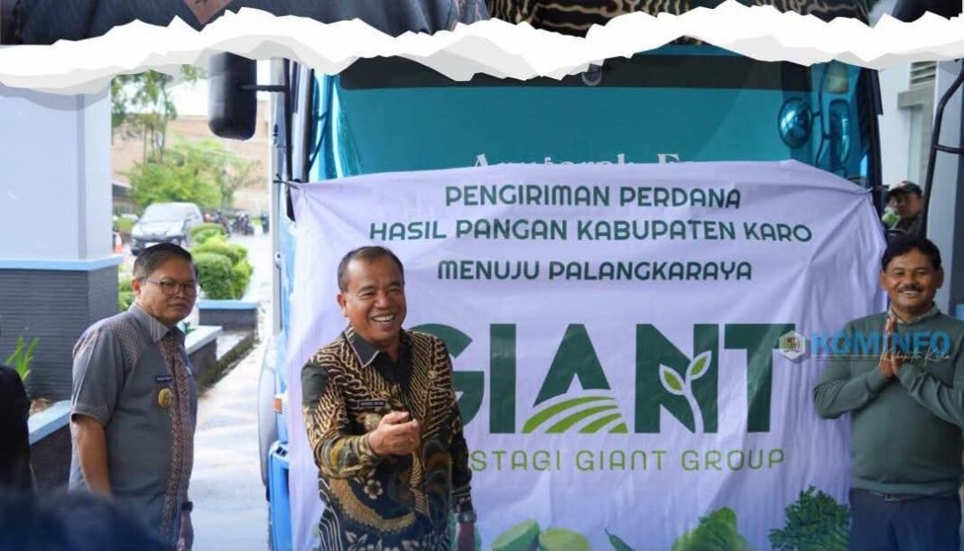 Implementasikan Kerja Sama Antar Daerah : Bupati Karo Lepas Pengiriman 9 Komoditas Unggulan ke Palangkaraya Implementasikan Kerja Sama Antar Daerah : Bupati Karo Lepas Pengiriman 9 Komoditas Unggulan ke Palangkaraya