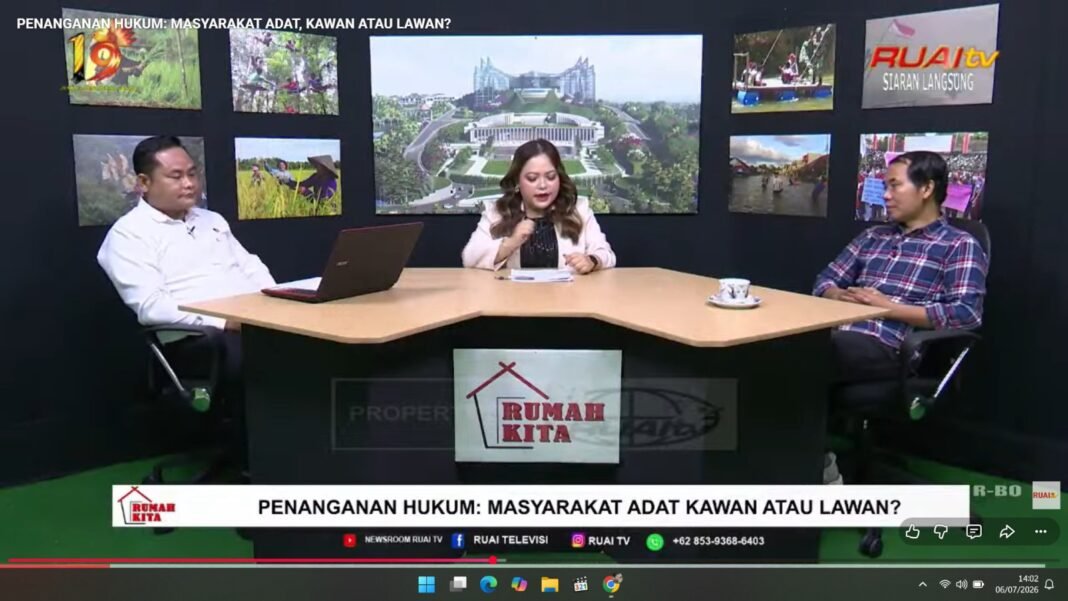 Talkshow Ruai TV, Dirkrimum Polda Kalbar Bahas Penegakan Hukum dan Masyarakat Adat Talkshow Ruai TV, Dirkrimum Polda Kalbar Bahas Penegakan Hukum dan Masyarakat Adat