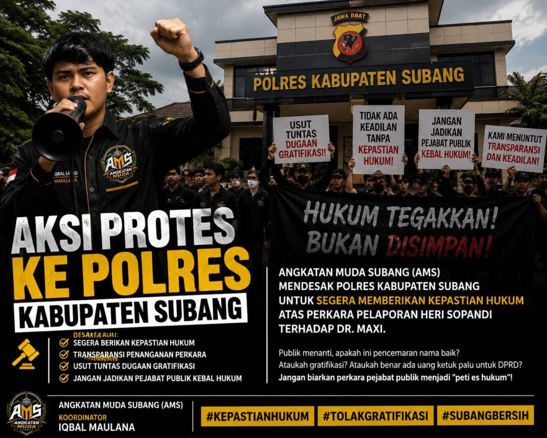 AMS Mendesak Polres Tidak Memberikan Perkara Heri Sopandi VS Dr. Maxsi Menggantung Tanpa Kepastian Hukum AMS Mendesak Polres Tidak Memberikan Perkara Heri Sopandi VS Dr. Maxsi Menggantung Tanpa Kepastian Hukum