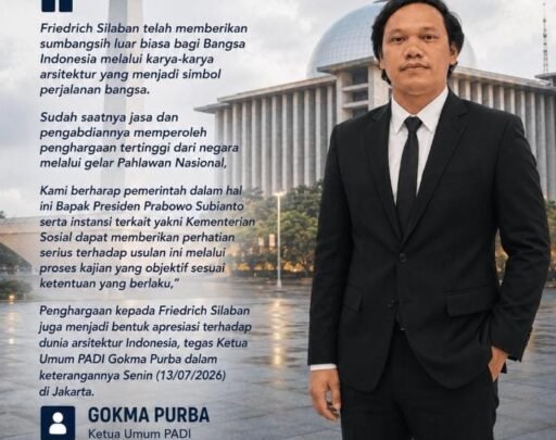 PADI Serukan Dukungan Arsitek Legendaris Friedrich Silaban sebagai Pahlawan Nasional PADI Serukan Dukungan Arsitek Legendaris Friedrich Silaban sebagai Pahlawan Nasional