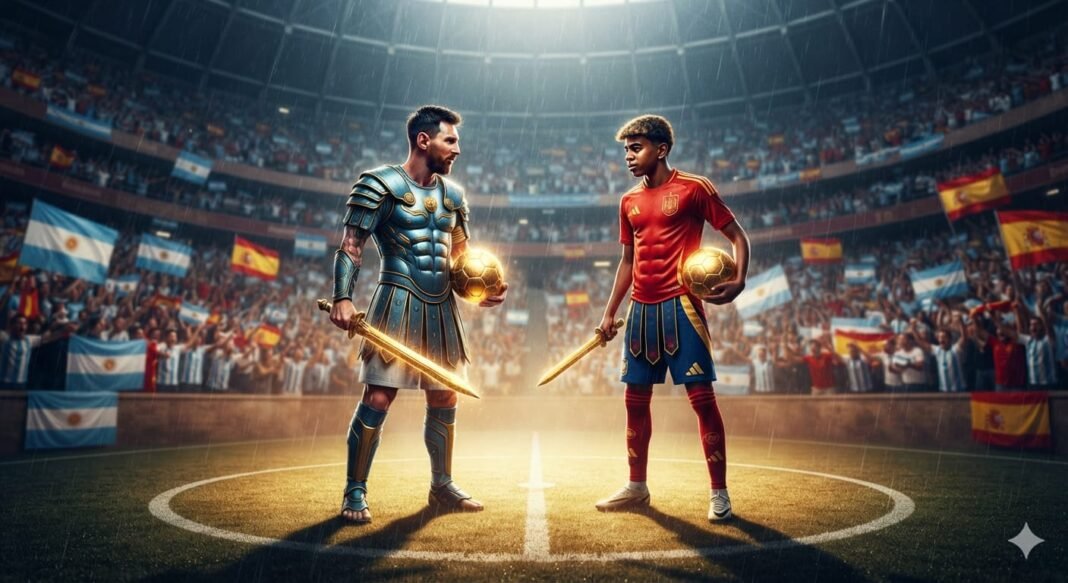 Gladiator Lapangan Hijau:Tarian Terakhir Messi vs Ketidaktakutan Lamine Yamal di Final Piala Dunia 2026 Gladiator Lapangan Hijau:Tarian Terakhir Messi vs Ketidaktakutan Lamine Yamal di Final Piala Dunia 2026