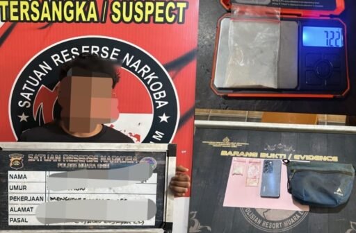 Simpan Sabu 7,22 Gram di Rumah, Pemuda 25 Tahun di Muara Enim Diamankan Satresnarkoba Polres Muara Enim Simpan Sabu 7,22 Gram di Rumah, Pemuda 25 Tahun di Muara Enim Diamankan Satresnarkoba Polres Muara Enim