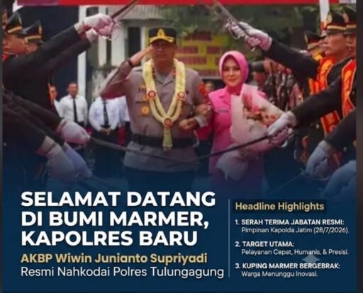 Kapolres Tulungagung Berganti, AKBP Wiwin Junianto Resmi Nahkodai Polres Kapolres Tulungagung Berganti, AKBP Wiwin Junianto Resmi Nahkodai Polres