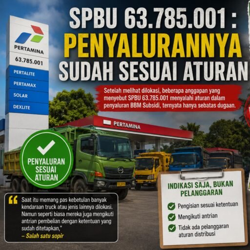 SPBU 63.785.001 : Penyalurannya Sudah Sesuai Aturan SPBU 63.785.001 : Penyalurannya Sudah Sesuai Aturan
