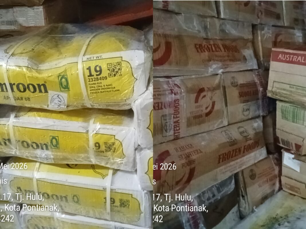 Gudang Diduga Penampung Daging Beku Ilegal di Pontianak Timur Disorot, Aparat Diminta Segera Bertindak Gudang Diduga Penampung Daging Beku Ilegal di Pontianak Timur Disorot, Aparat Diminta Segera Bertindak