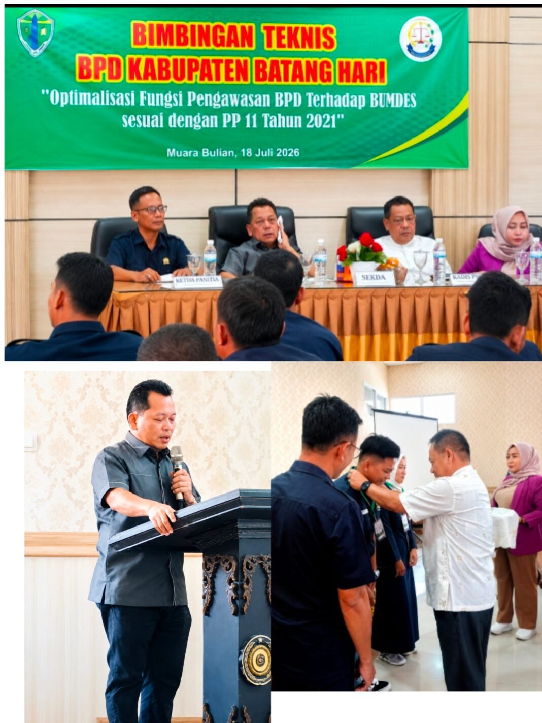 BPD Kabupaten Batanghari Ikuti Bimtek BUMDes Sesuai PP Nomor 11 Tahun 2021 BPD Kabupaten Batanghari Ikuti Bimtek BUMDes Sesuai PP Nomor 11 Tahun 2021