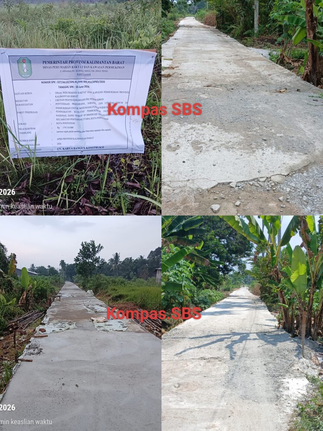 Warga Kecewa, Proyek Jalan Gang Wakaf Rp197 Juta Cepat Rusak; Gubernur Diminta Turun Sidak Warga Kecewa, Proyek Jalan Gang Wakaf Rp197 Juta Cepat Rusak; Gubernur Diminta Turun Sidak