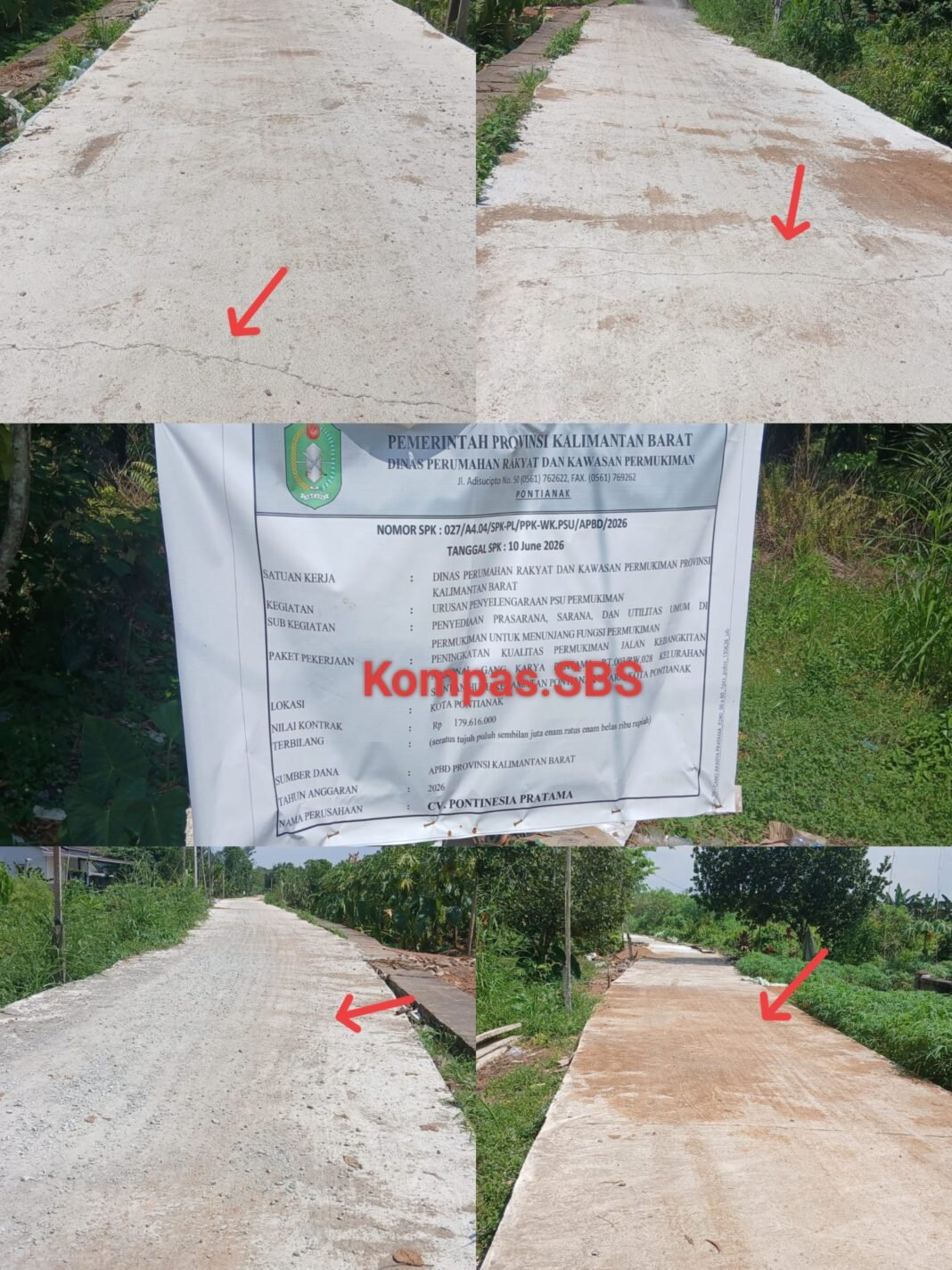 Desak Kejaksaan dan BPK Periksa Peningkatan Jalan Gang Karya Pratama Belum Satu Bulan Sudah Retak Desak Kejaksaan dan BPK Periksa Peningkatan Jalan Gang Karya Pratama Belum Satu Bulan Sudah Retak