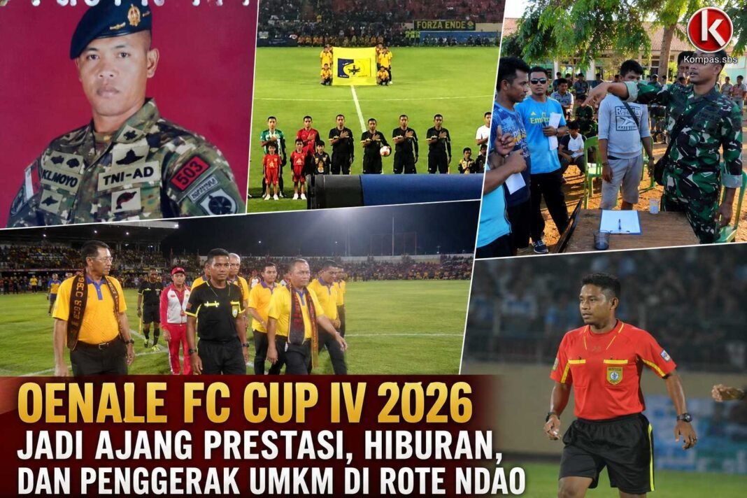 Oenale FC Cup IV 2026 Jadi Ajang Prestasi, Hiburan, dan Penggerak UMKM di Rote Ndao Oenale FC Cup IV 2026 Jadi Ajang Prestasi, Hiburan, dan Penggerak UMKM di Rote Ndao