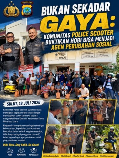 Bukan Sekadar Gaya: Komunitas Police Scooter Buktikan Hobi Bisa Menjadi Agen Perubahan Sosial Bukan Sekadar Gaya: Komunitas Police Scooter Buktikan Hobi Bisa Menjadi Agen Perubahan Sosial