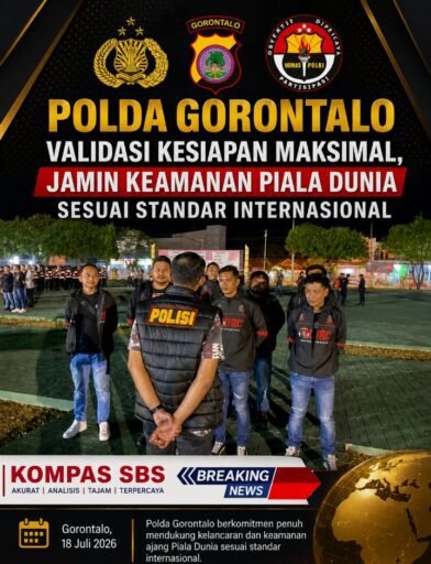 Polda Gorontalo Validasi Kesiapan Maksimal, Jamin Keamanan Piala Dunia Sesuai Standar Internasional Polda Gorontalo Validasi Kesiapan Maksimal, Jamin Keamanan Piala Dunia Sesuai Standar Internasional