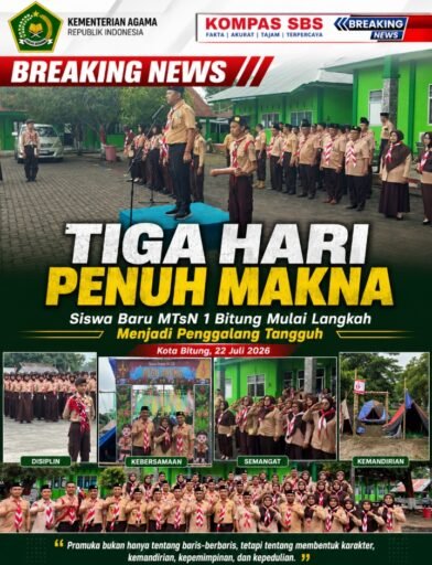 Tiga Hari Penuh Makna: Siswa Baru MTsN 1 Bitung Mulai Langkah Menjadi Penggalang Tangguh Tiga Hari Penuh Makna: Siswa Baru MTsN 1 Bitung Mulai Langkah Menjadi Penggalang Tangguh