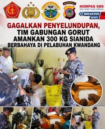 Gagalkan Penyelundupan, Tim Gabungan Gorut Amankan 300 Kg Sianida Berbahaya Di Pelabuhan Kwandang Gagalkan Penyelundupan, Tim Gabungan Gorut Amankan 300 Kg Sianida Berbahaya Di Pelabuhan Kwandang