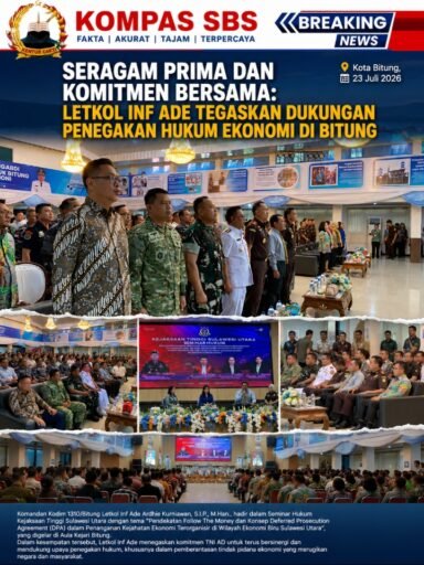 Seragam Prima Dan Komitmen Bersama: Letkol inf Ade Tegaskan Dukungan Penegakan Hukum Ekonomi Di Bitung Seragam Prima Dan Komitmen Bersama: Letkol inf Ade Tegaskan Dukungan Penegakan Hukum Ekonomi Di Bitung