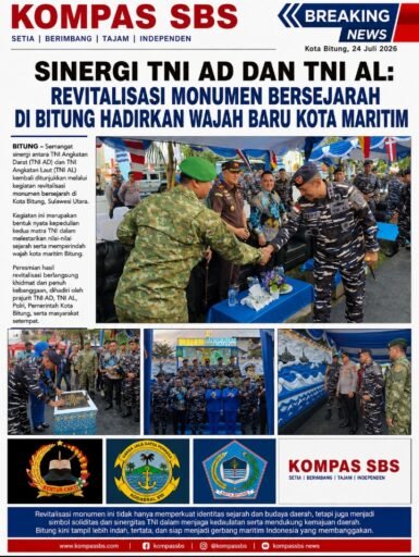 Sinergi TNI AD Dan TNI AL: Revitalisasi Monumen Bersejarah Di Bitung Hadirkan Wajah Baru Kota Maritim Sinergi TNI AD Dan TNI AL: Revitalisasi Monumen Bersejarah Di Bitung Hadirkan Wajah Baru Kota Maritim