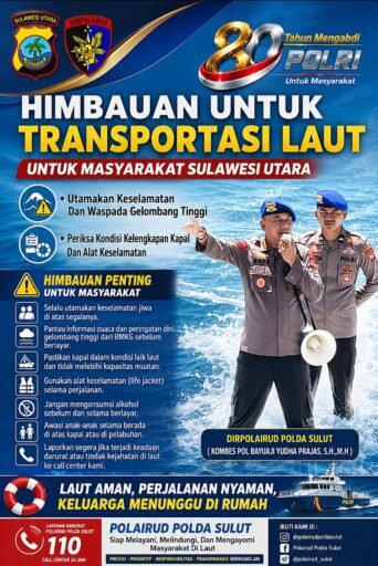 Utamakan Keselamatan Di Atas Segalanya: Dirpolairud Polda Sulut Tegaskan Aturan Keselamatan Pelayaran Laut d Utamakan Keselamatan Di Atas Segalanya: Dirpolairud Polda Sulut Tegaskan Aturan Keselamatan Pelayaran Laut d