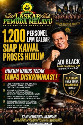 1.200 Personel LPM Kalbar Siap Kawal Proses Hukum, Adi Black: Hukum Harus Tegak Tanpa Diskriminasi 1.200 Personel LPM Kalbar Siap Kawal Proses Hukum, Adi Black: Hukum Harus Tegak Tanpa Diskriminasi
