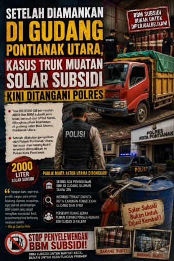 Setelah Diamankan di Gudang Pontianak Utara, Kasus Truk Muatan Solar Subsidi Kini Ditangani Polres Setelah Diamankan di Gudang Pontianak Utara, Kasus Truk Muatan Solar Subsidi Kini Ditangani Polres