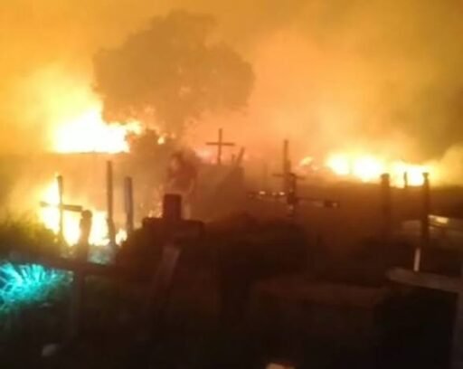 Kebakaran Di Dusun Lintang Batang Nyaris Hangus kan Area Pemakaman Kebakaran Di Dusun Lintang Batang Nyaris Hangus kan Area Pemakaman