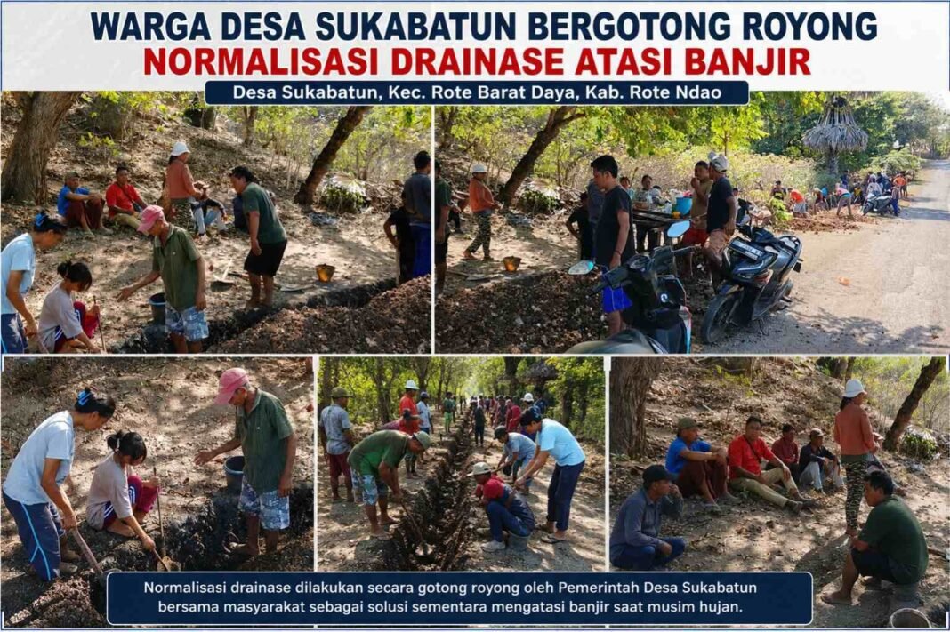 Normalisasi Drainase Sepanjang 100 Meter, Warga Sakubatun Harap Dukungan Pemprov NTT Normalisasi Drainase Sepanjang 100 Meter, Warga Sakubatun Harap Dukungan Pemprov NTT