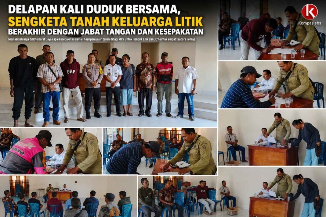 Delapan Kali Duduk Bersama, Sengketa Tanah Keluarga Litik Berakhir dengan Jabat Tangan dan Kesepakatan Delapan Kali Duduk Bersama, Sengketa Tanah Keluarga Litik Berakhir dengan Jabat Tangan dan Kesepakatan