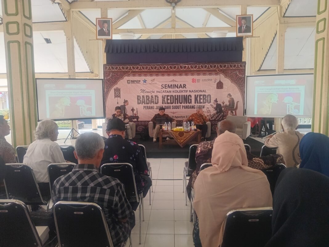Seminar Literasi Dispunsip Purworejo : Menyingkap Babad Kedhung Kebo, Perang Jawa dari Sudut Pandang Liyan Seminar Literasi Dispunsip Purworejo : Menyingkap Babad Kedhung Kebo, Perang Jawa dari Sudut Pandang Liyan