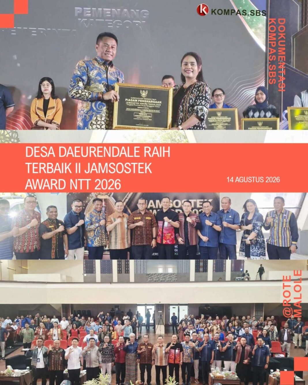Bupati Rote Ndao Hadiri Jamsostek Award NTT 2026 dan Bahas Sejumlah Agenda Pembangunan Bupati Rote Ndao Hadiri Jamsostek Award NTT 2026 dan Bahas Sejumlah Agenda Pembangunan