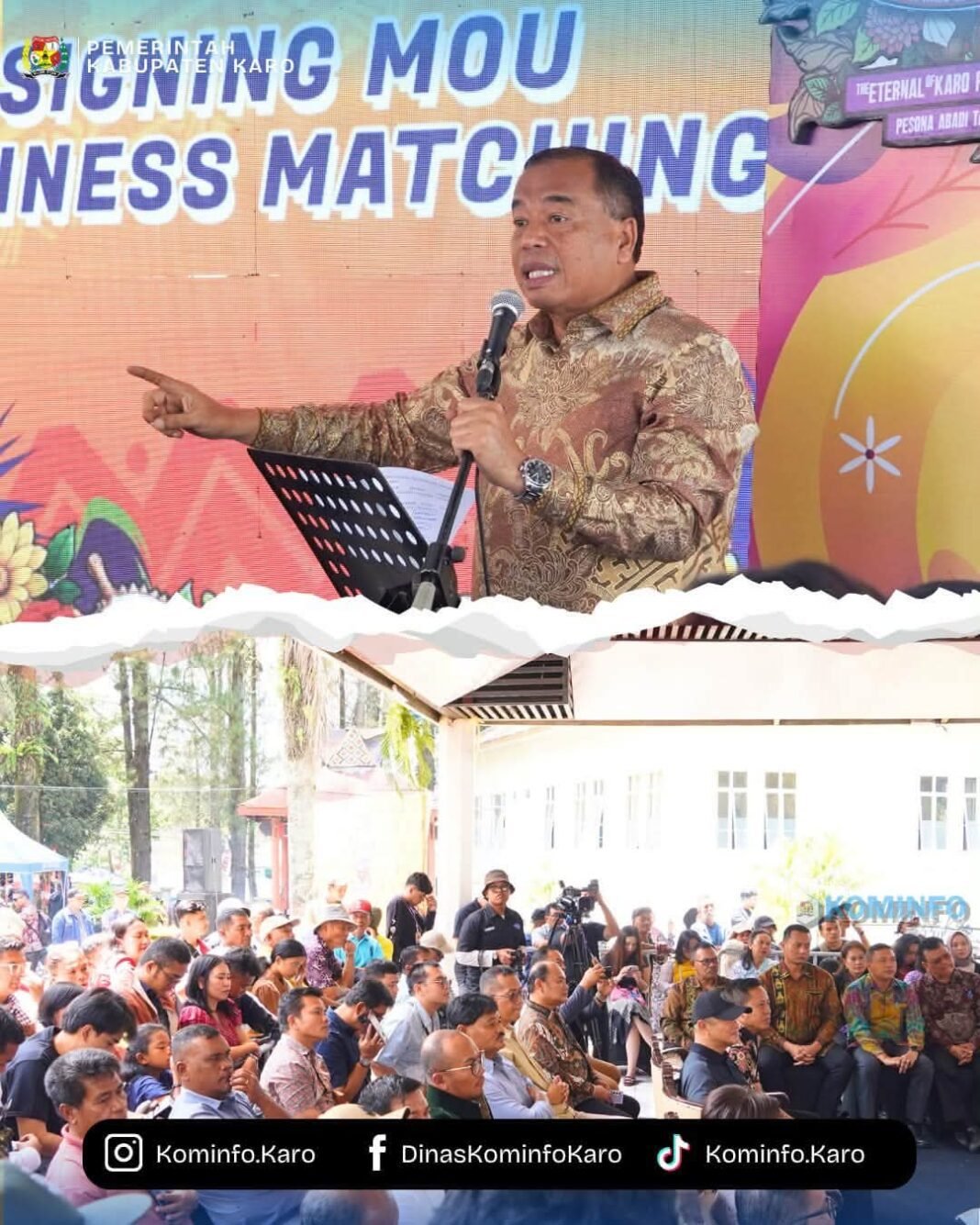 Bupati Karo Dorong Kemitraan Strategis Melalui Business Matching Festival Bunga dan Buah Tahun 2026 Bupati Karo Dorong Kemitraan Strategis Melalui Business Matching Festival Bunga dan Buah Tahun 2026