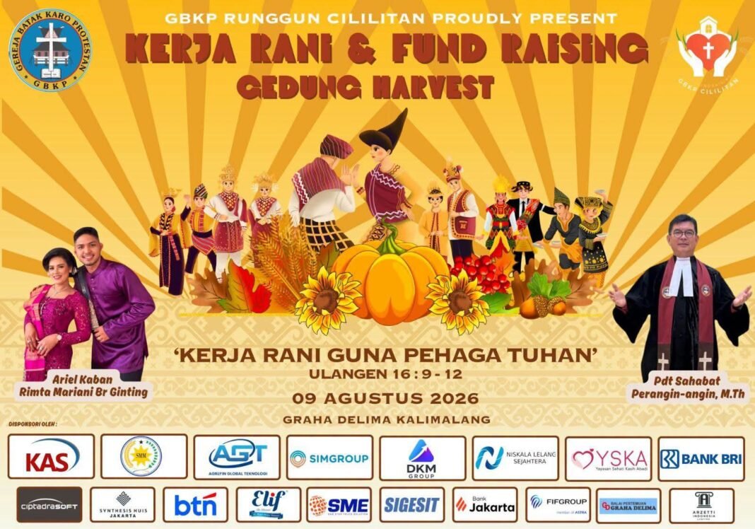 Besok..!!!Hadiri dan Sukseskan Kerja Rani dan Fundraising GBKP Cililitan Besok..!!!Hadiri dan Sukseskan Kerja Rani dan Fundraising GBKP Cililitan