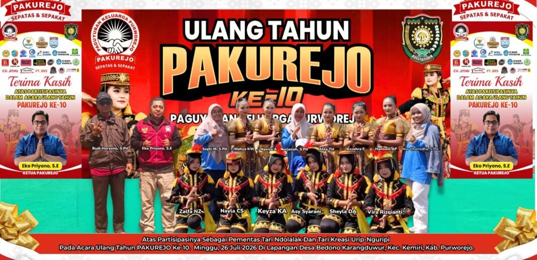 Semarak Ultah PAKUREJO ke-10: Seni Tari dari SMP N 32 Purworejo Desa Bedono Karangduwur, Memukau Penonton Semarak Ultah PAKUREJO ke-10: Seni Tari dari SMP N 32 Purworejo Desa Bedono Karangduwur, Memukau Penonton
