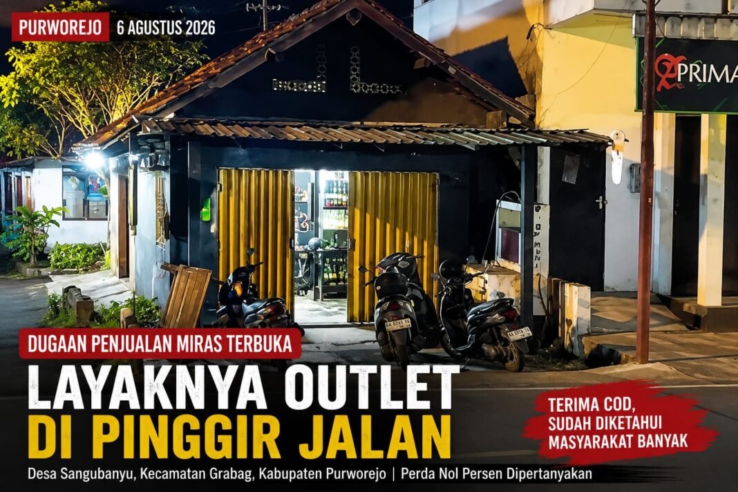 Dugaan Penjualan Miras Terbuka di Desa Sangubanyu Jadi Sorotan, Efektivitas Perda Nol Persen Dipertanyakan Dugaan Penjualan Miras Terbuka di Desa Sangubanyu Jadi Sorotan, Efektivitas Perda Nol Persen Dipertanyakan