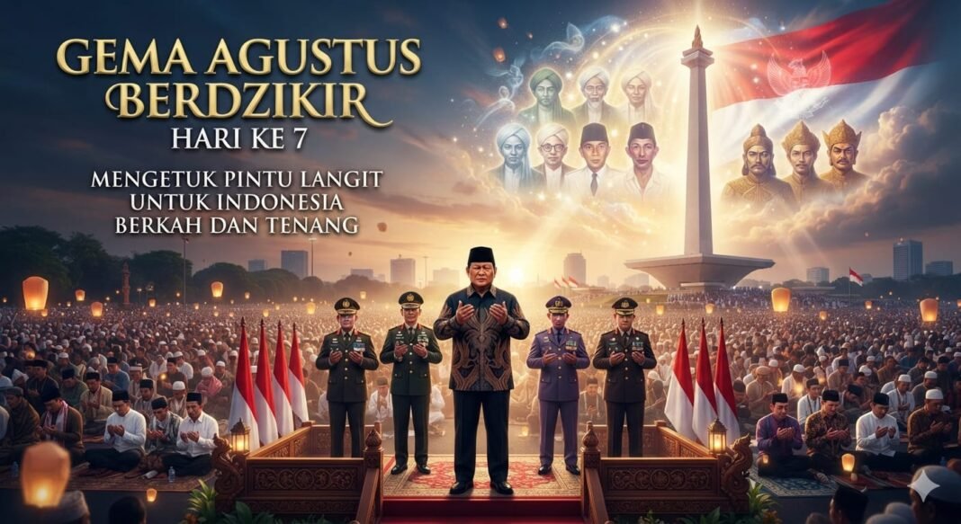Gema Dzikir Agustus: Mengalirkan Doa Kebijaksanaan untuk Presiden Prabowo Subianto Gema Dzikir Agustus: Mengalirkan Doa Kebijaksanaan untuk Presiden Prabowo Subianto