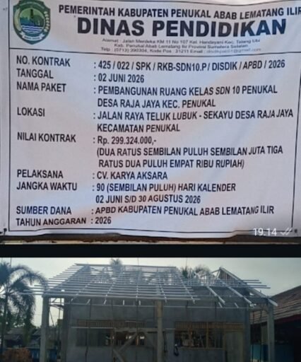 Diduga proyek sekolah SD.10 Penukal asal jadi Diduga proyek sekolah SD.10 Penukal asal jadi