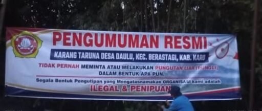 Karang Taruna Daulu:Kami Tidak Pernah Melakukan Pengutipan, Mengatasnamakan Organisasi! Ilegal dan Penipuan Karang Taruna Daulu:Kami Tidak Pernah Melakukan Pengutipan, Mengatasnamakan Organisasi! Ilegal dan Penipuan