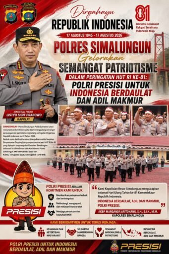 Polres Simalungun Gelorakan Semangat Presisi Indonesia Berdaulat dan Adil Makmur Polres Simalungun Gelorakan Semangat Presisi Indonesia Berdaulat dan Adil Makmur