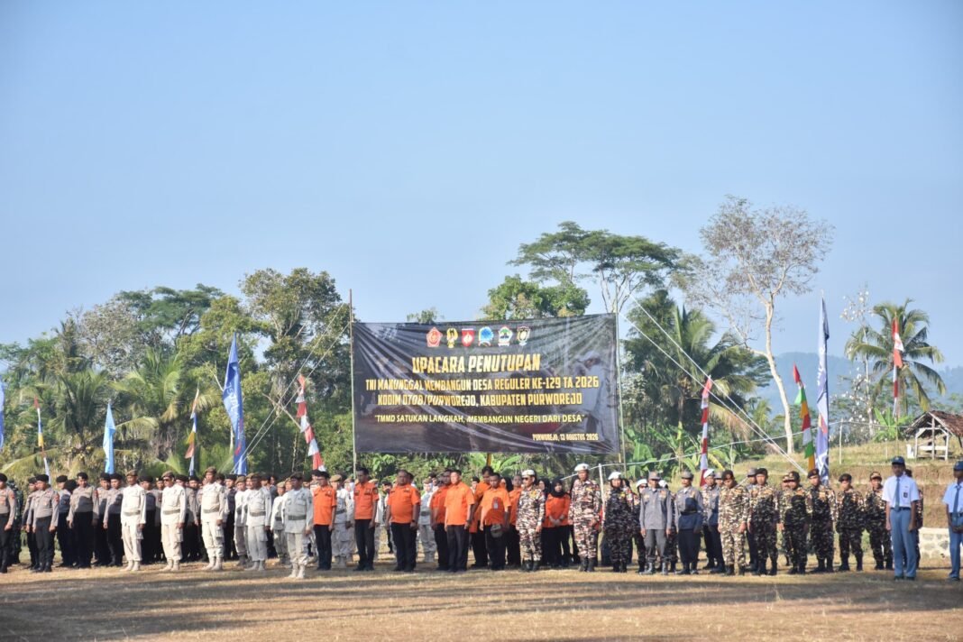 TMMD ke-129 Purworejo Tuntas 100 Persen, Kasdam IV/Dip: Desa Fondasi Kedaulatan NKRI TMMD ke-129 Purworejo Tuntas 100 Persen, Kasdam IV/Dip: Desa Fondasi Kedaulatan NKRI