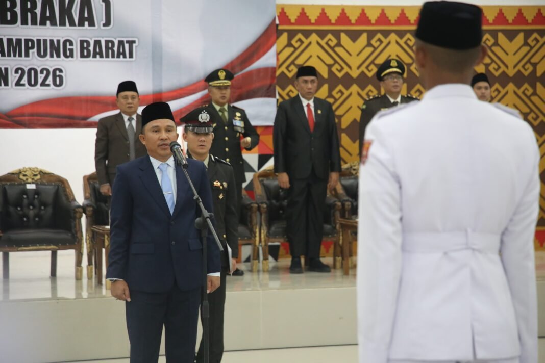 50 Anggota Paskibraka Lampung Barat Dikukuhkan Bupati Parosil, Siap Bertugas pada 17 Agustus 2026 50 Anggota Paskibraka Lampung Barat Dikukuhkan Bupati Parosil, Siap Bertugas pada 17 Agustus 2026