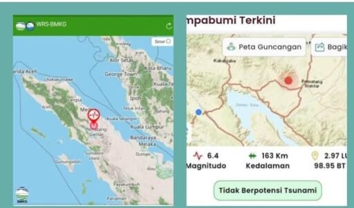 Gempa Magnitudo 6,4 Guncang Sumatera Utara, BMKG Pastikan Tidak Berpotensi Tsunami Gempa Magnitudo 6,4 Guncang Sumatera Utara, BMKG Pastikan Tidak Berpotensi Tsunami