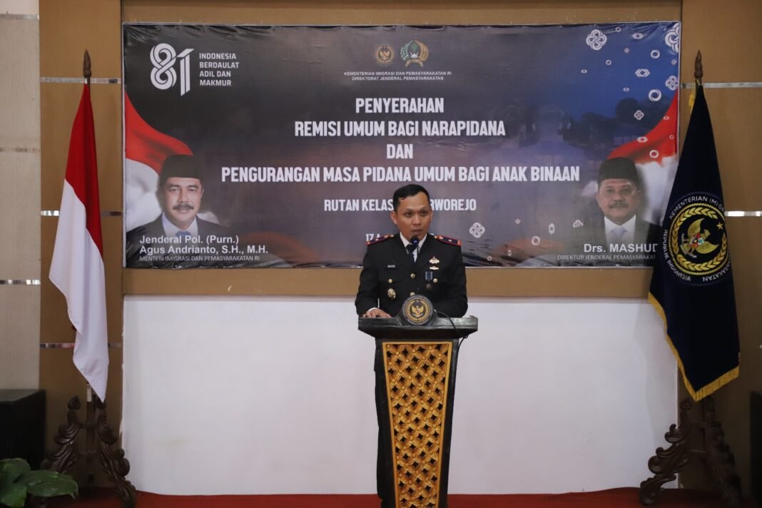 Warga Binaan Rutan Purworejo 6 Orang Langsung Bebas, Terima Remisi HUT ke-81 Kemerdekaan RI Warga Binaan Rutan Purworejo 6 Orang Langsung Bebas, Terima Remisi HUT ke-81 Kemerdekaan RI