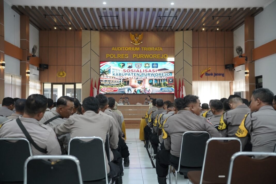 POLRES Purworejo, Gelar “Sosialisasi Peduli CTEV” POLRES Purworejo, Gelar “Sosialisasi Peduli CTEV”