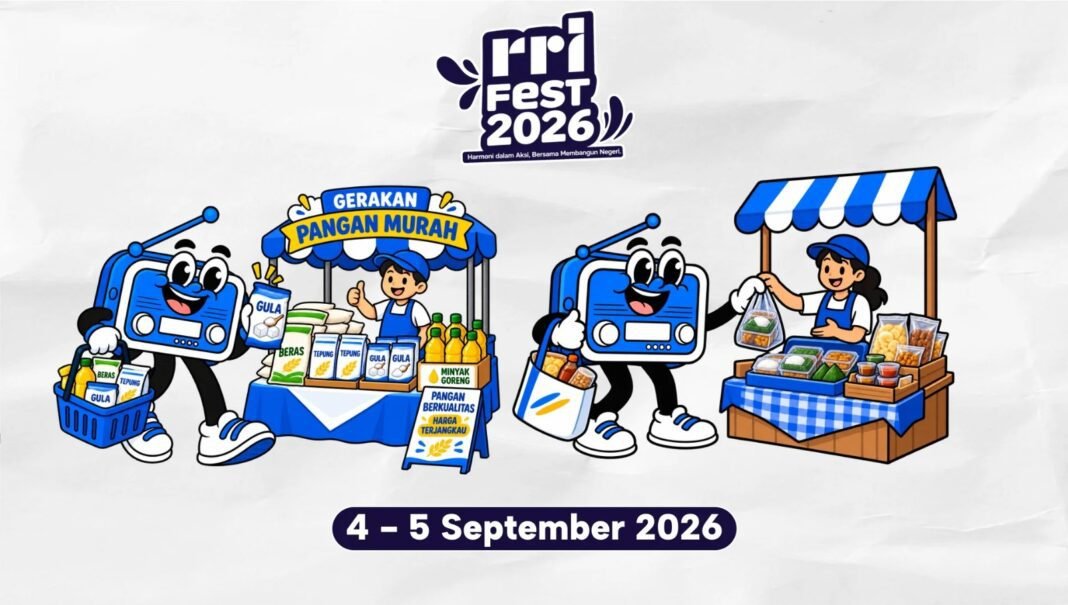 RRI Fest 2026 Makassar Hadirkan Gerakan Pangan Murah dan Bazaar UMKM. RRI Fest 2026 Makassar Hadirkan Gerakan Pangan Murah dan Bazaar UMKM.