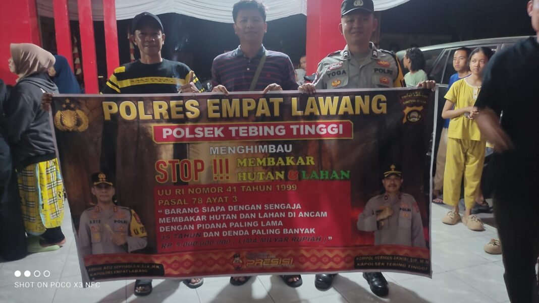 Polres Empat Lawang Perkuat Edukasi Karhutla Melalui Kedekatan dengan Masyarakat Polres Empat Lawang Perkuat Edukasi Karhutla Melalui Kedekatan dengan Masyarakat