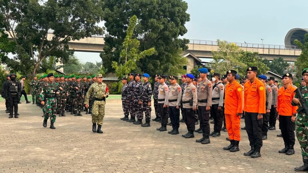 Polda Sumsel Perkuat Sinergi TNI-Polri dalam Pengamanan Kunjungan RI 1 di Sumsel Polda Sumsel Perkuat Sinergi TNI-Polri dalam Pengamanan Kunjungan RI 1 di Sumsel